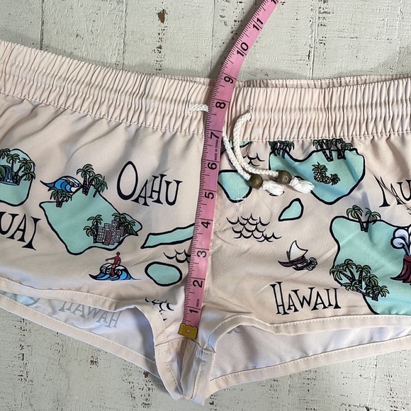 Heather Brown Hawaii Island Hopper Boardies Board Surf Shorts - Picture 9 of 10